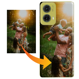 Silicone Motorola Moto G85 5G personnalis&eacute;e