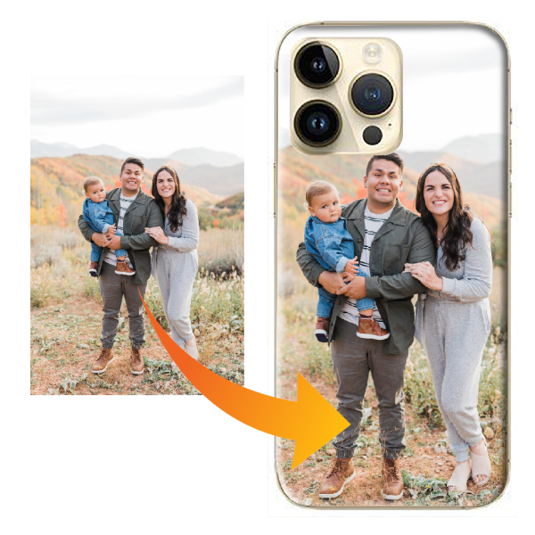 Coque luxe Soft touch iPhone 13 personnalisée 