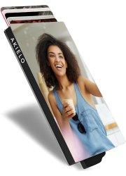 Porte Cartes RFID Blocage avec Coffret Cadeau personnalis&eacute;