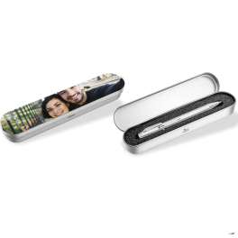 Etui &agrave; stylos en m&eacute;tal personnalisable