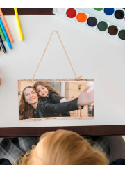 Plaques en Bois Brut &agrave; Suspendre personnalisable