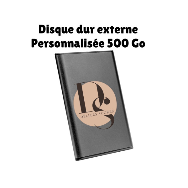 Disque Dur externe 500Go personnalisable