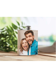Idée cadeau! Flasque en bois AVEC PHOTOS personnalisé