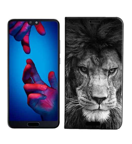 Étui Portefeuille Pour Huawei P20 - Neuf - Design E.T. - Clip Fermeture