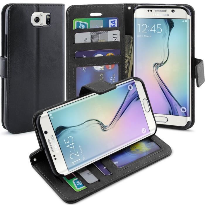 coque avec rabat samsung s6 edge